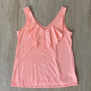 Lilly Pulitzer Tank with Ruffle Neckline